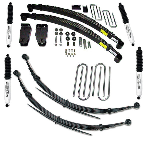 4 Inch Lift Kit 80-87 Ford F250 4 Inch Lift Kit with Rear Leaf Springs Fits Models with 351 Engine Tuff Country