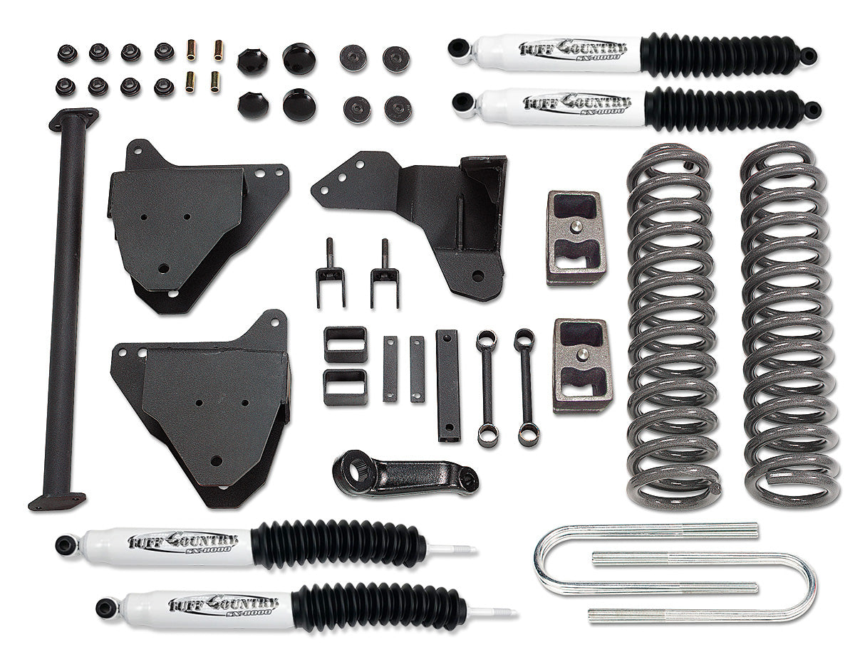 5 Inch Lift Kit 05-07 Ford F250/F350 Super Duty with Replacement Radius Arm Drop Brackets Tuff Country