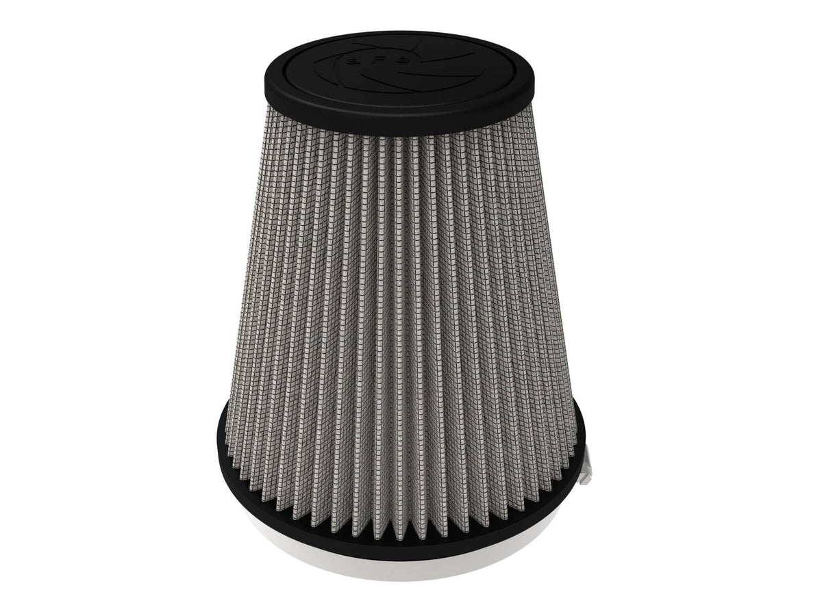 Magnum Flow Universal Clamp-On Air Filter w/ Pro Dry S Media 6 Inch F X 7-1/2 Inch B X 4-3/4 Inch T X 8 Inch H aFe Power