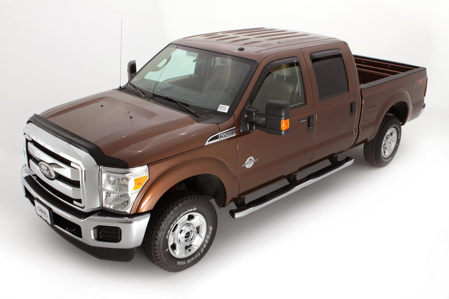 Bugflector Hood Shield Dark Smoke for 2011-2016 Ford F-450 Super Duty and More Smoke AVS