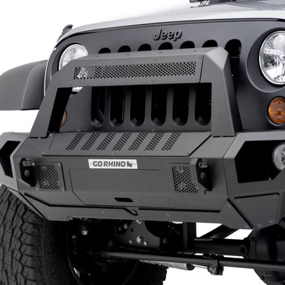 Trailline 10 Light Mount Bar Textured Black 2011-2026 Jeep Wrangler JK/JL 2020-2025 Jeep Gladiator 2021-2025 Ford Bronco Go Rhino