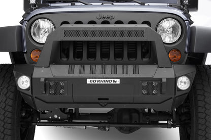 Trailline 10 Light Mount Bar Textured Black 2011-2026 Jeep Wrangler JK/JL 2020-2025 Jeep Gladiator 2021-2025 Ford Bronco Go Rhino