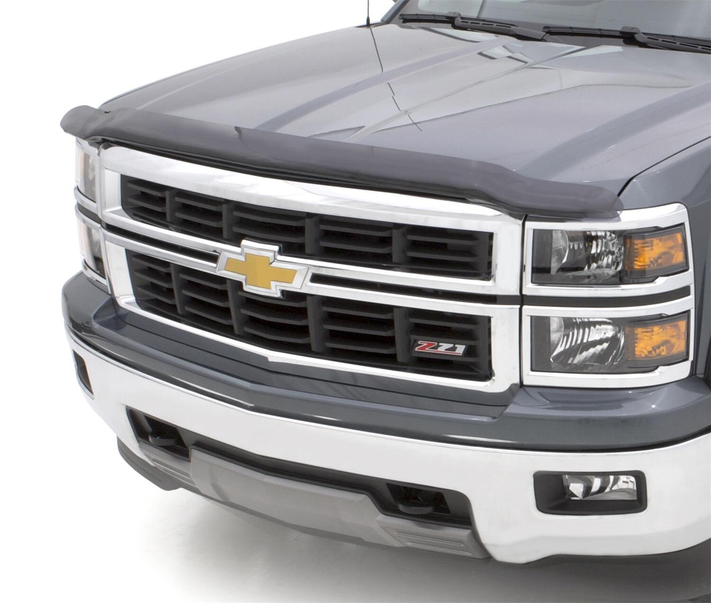 Bugflector II Hood Shield Dark Smoke for 2014-2015 Chevrolet Silverado 1500 Smoke AVS