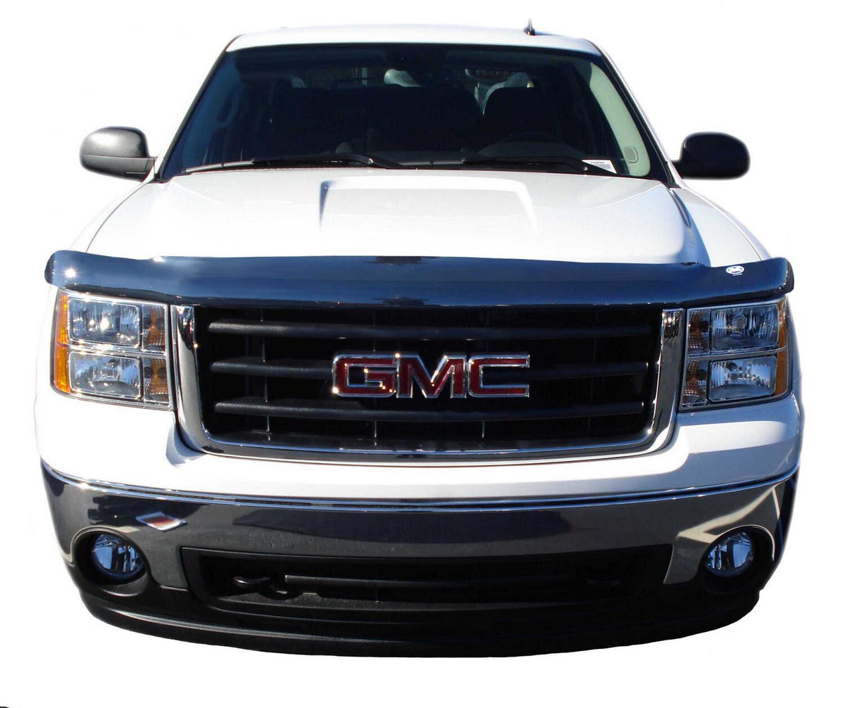 Bugflector II Hood Shield Dark Smoke for 2007-2013 Sierra 2500/3500/Sierra 1500 Smoke AVS