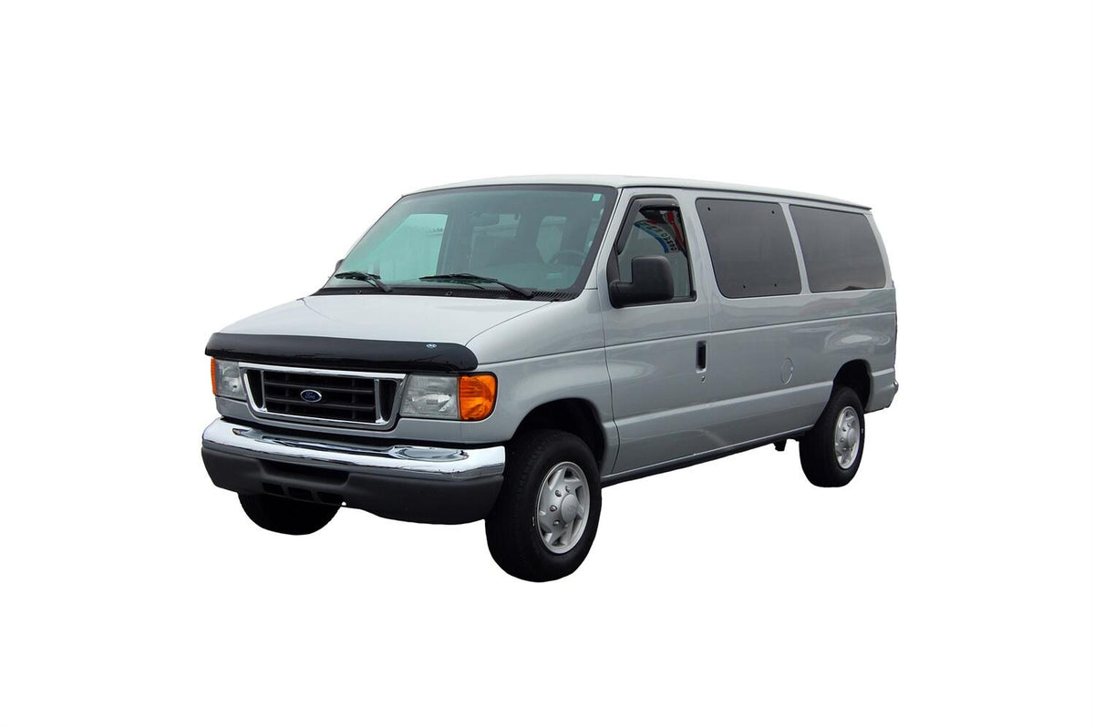 Bugflector II Hood Shield Dark Smoke for 1992-2007 Ford E-350 Econoline and More Wagon Smoke AVS