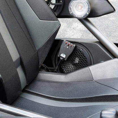 DS18 2015+ Polaris Slingshot Loaded Side Panel Enclosure w/2x PRO-SM6.2/PRO-GRILL6-MS/BK/ZXI-T1 Incl