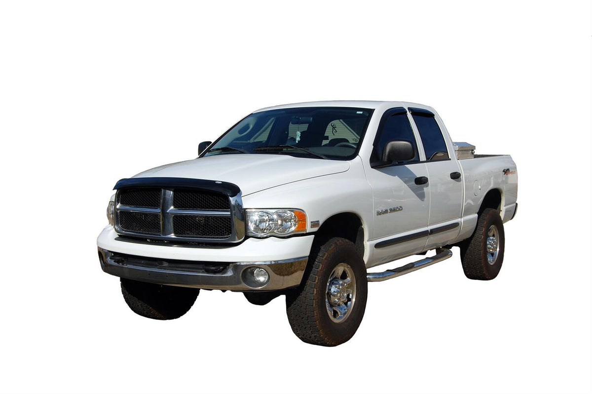 Bugflector II Hood Shield Dark Smoke for 2002-2005 Dodge Ram 1500 and More Smoke AVS