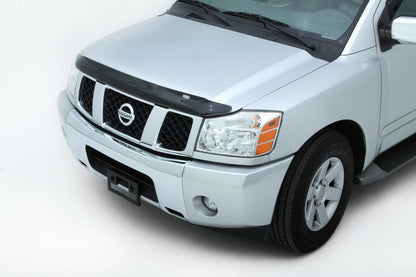 Bugflector II Hood Shield Dark Smoke for 2004-2015 Nissan Titan/Armada Smoke AVS