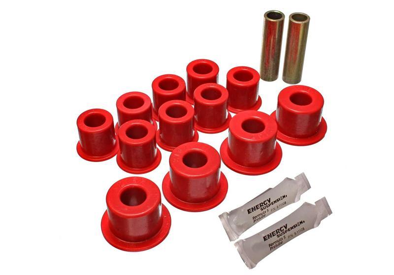 Energy Suspension GM Heavy Duty Shackle Set - Red