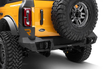 Trailline Rear Full Width Bumper Textured Black 2021-2025 Ford Bronco Go Rhino