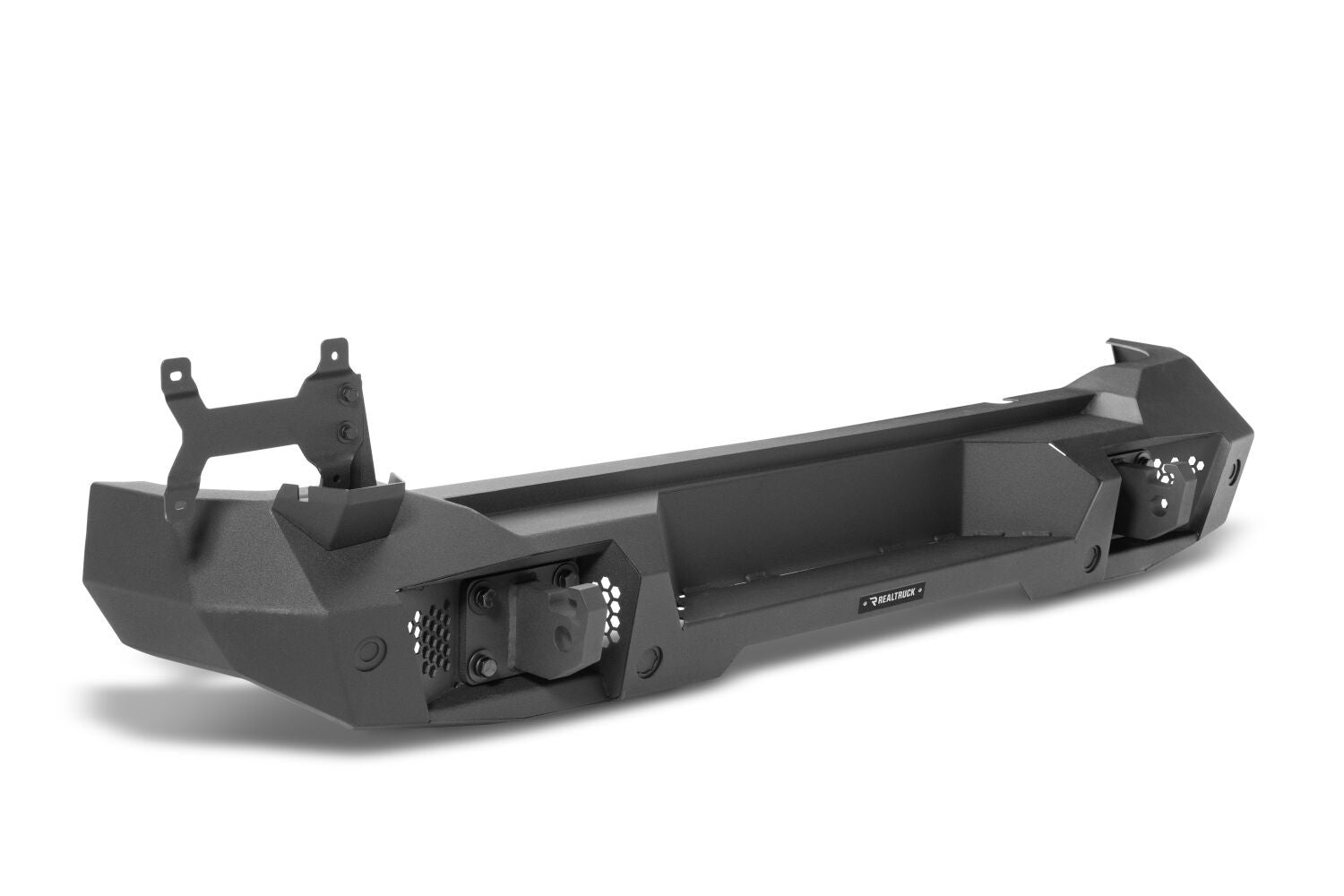 Trailline Rear Full Width Bumper Textured Black 2021-2025 Ford Bronco Go Rhino