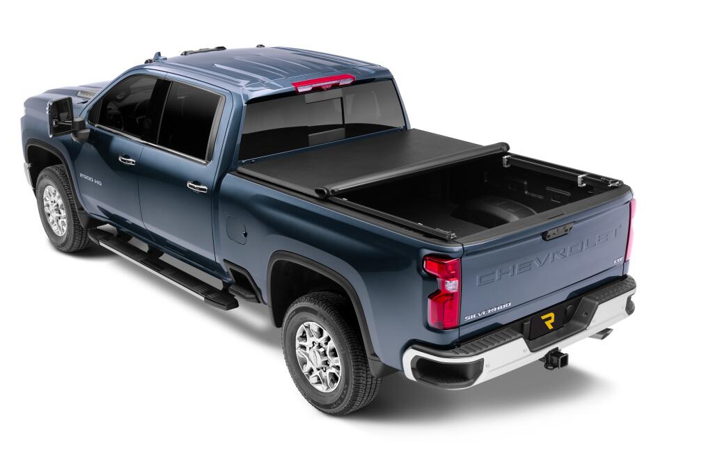 TruXport Tonneau Cover Black 2020-2027 Silverado/Sierra 2500 HD/3500 HD 6 Foot 9 Inch Bed Truxedo