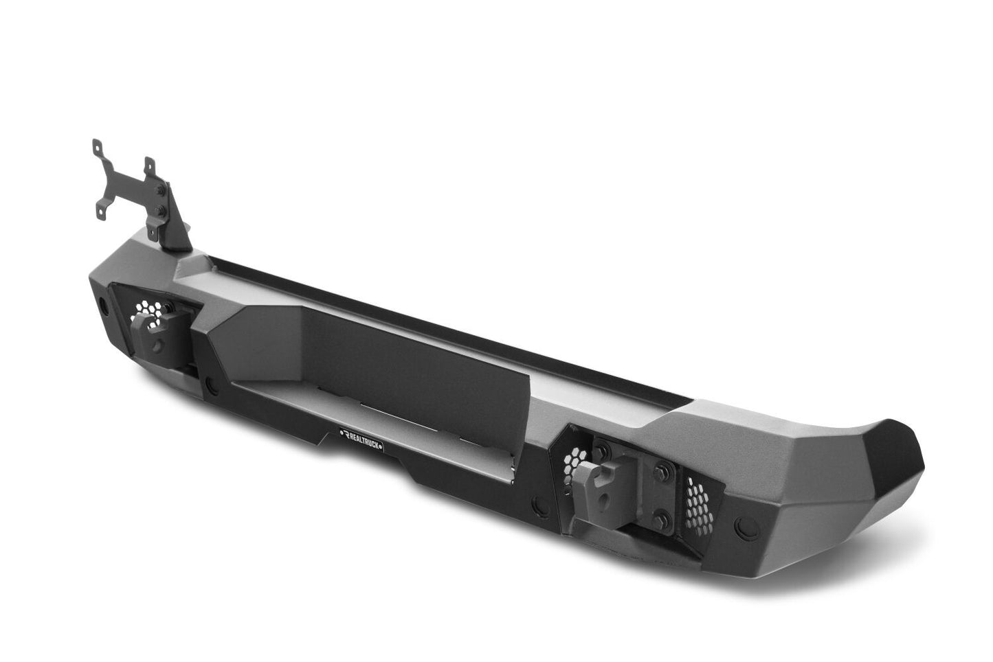Trailline Rear Full Width Bumper Textured Black 2018-2026 Jeep Wrangler Go Rhino