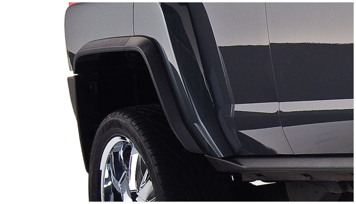 OE Style Fender Flares Black Smooth Finish 4-Piece Set For 2006-2010 H3 Husky Liners