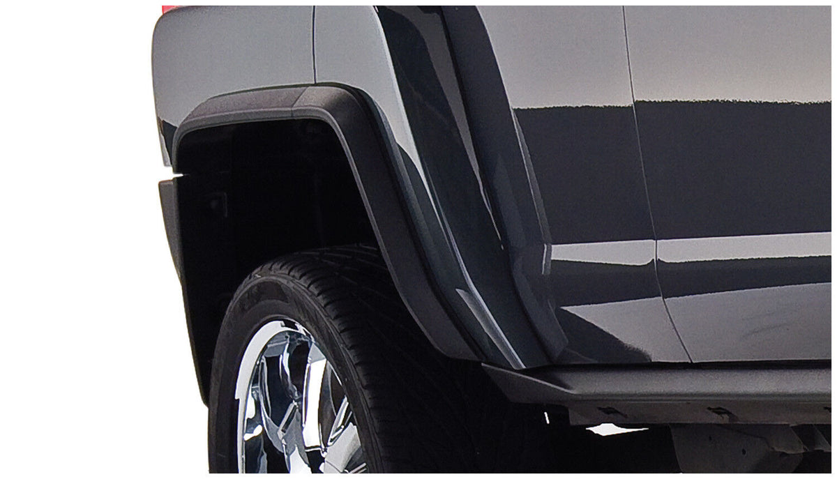 OE Style Fender Flares Black Smooth Finish 4-Piece Set For 2006-2010 H3 Husky Liners