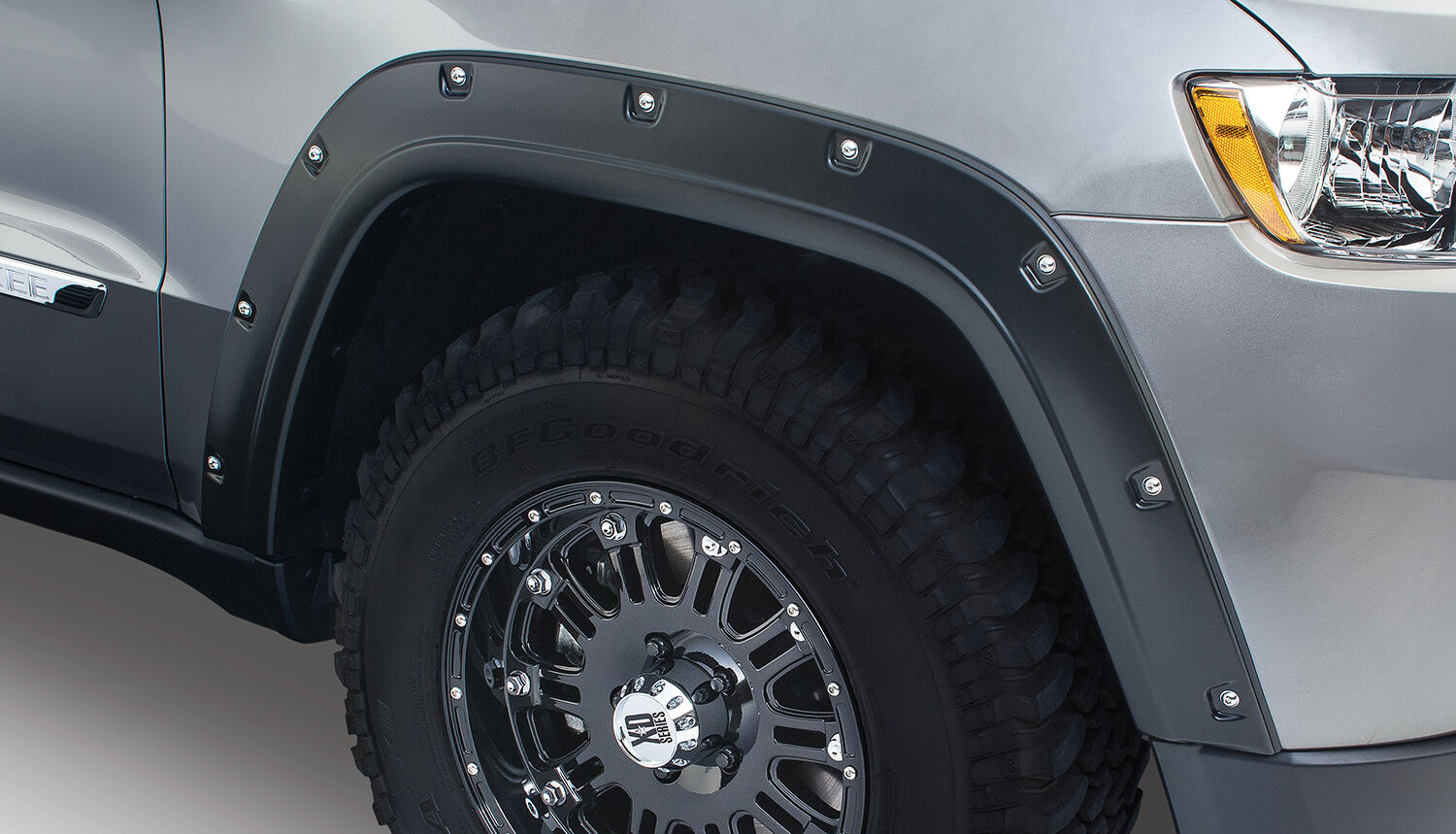 Pocket Style Fender Flare 4 PC Set For 2011-2016 Jeep Grand Cherokee Husky Liners