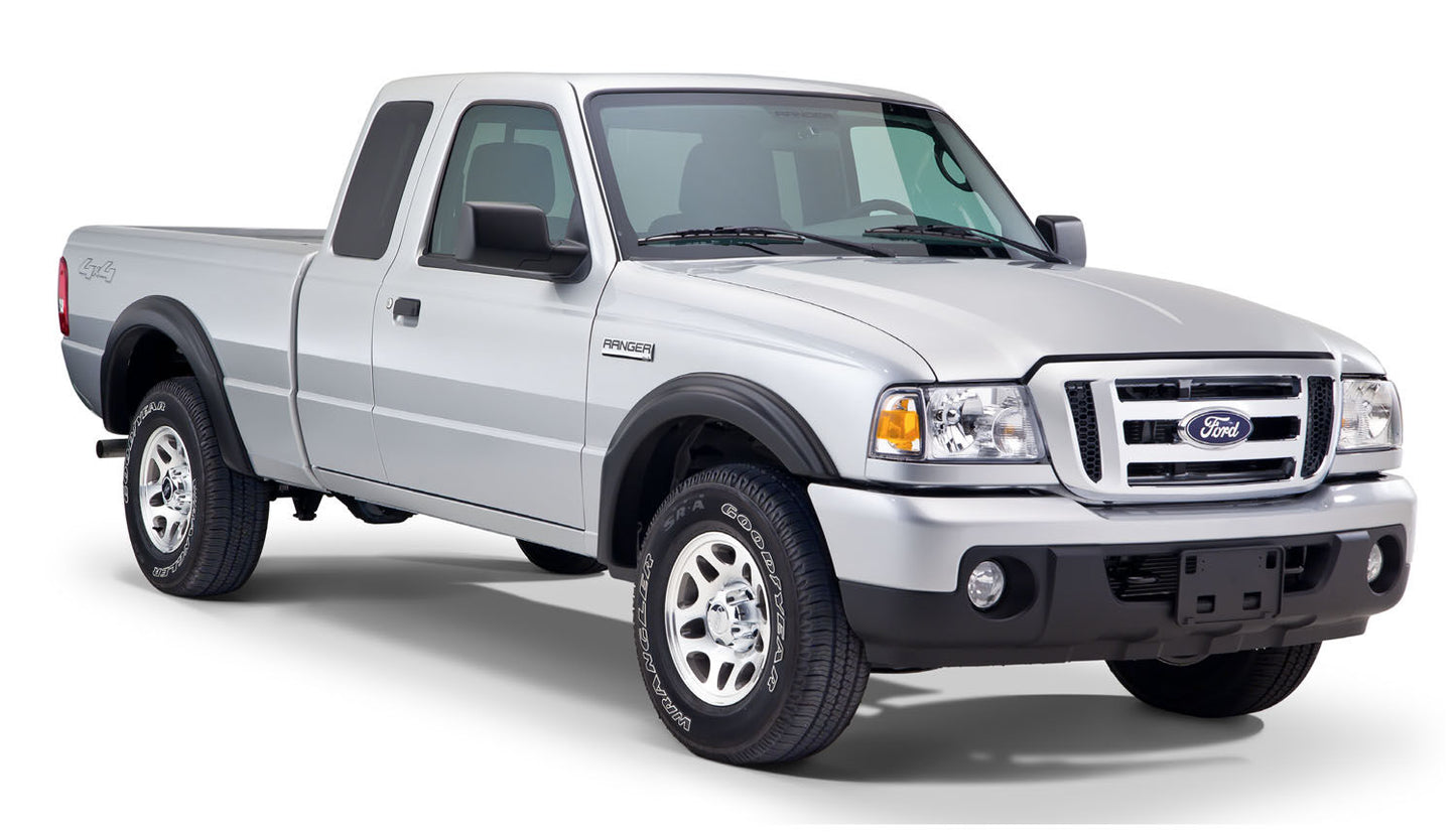 OE Style Fender Flares Black Smooth Finish 4-Piece Set For 1993-2011 Ranger Husky Liners