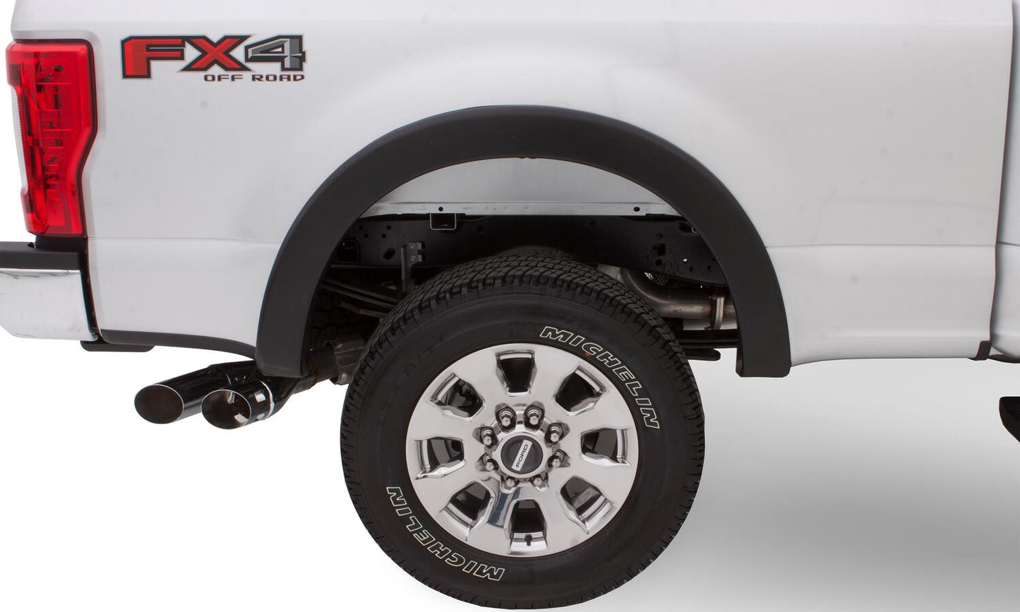 OE Style Fender Flares Black Smooth Finish 4-Piece Set For 2009-2014 F-150 Husky Liners