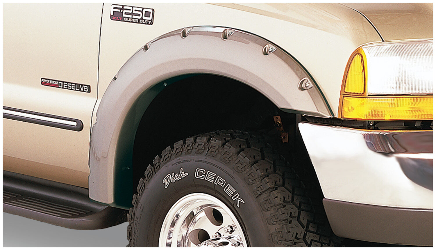 Pocket Style Fender Flare 4 PC Set For 1999-2007 F-250/F-350 Super Duty Husky Liners
