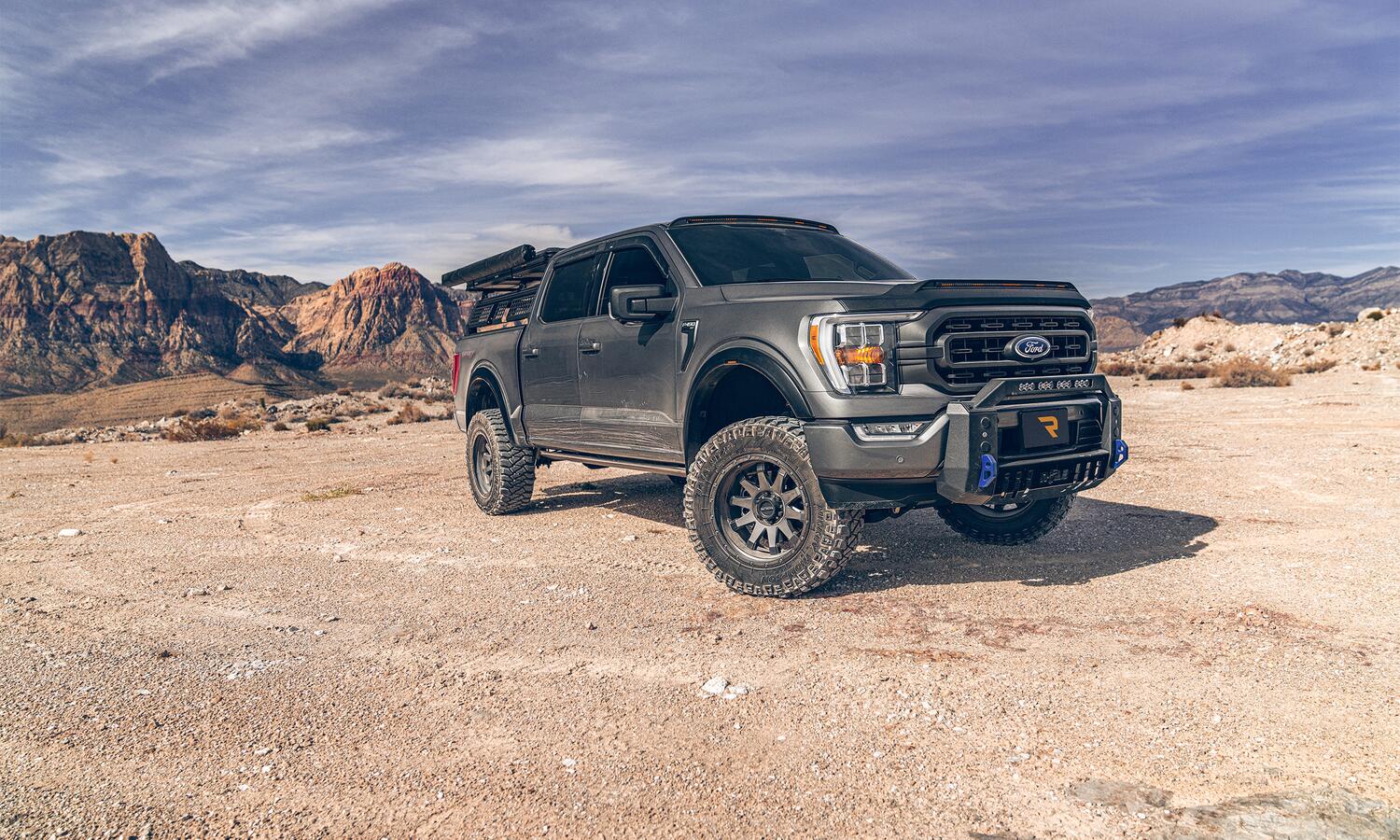 RVL Fender Flares Black Smooth Finish 4-Piece Set For 2021-2026 F-150 Husky Liners
