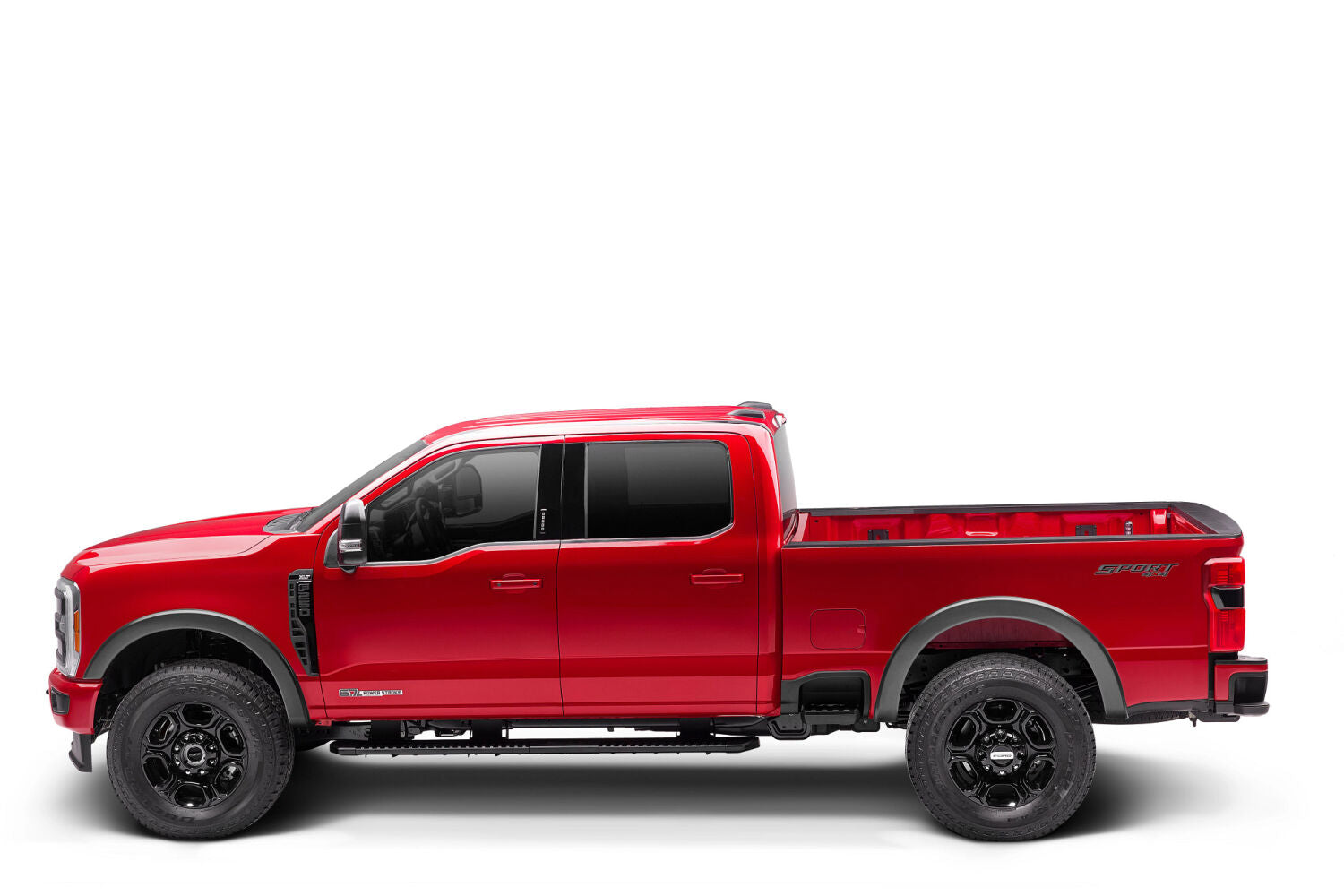 OE Style Fender Flares Black Smooth Finish 4-Piece Set For 2023-2026 F-250/F-350 Super Duty Husky Liners