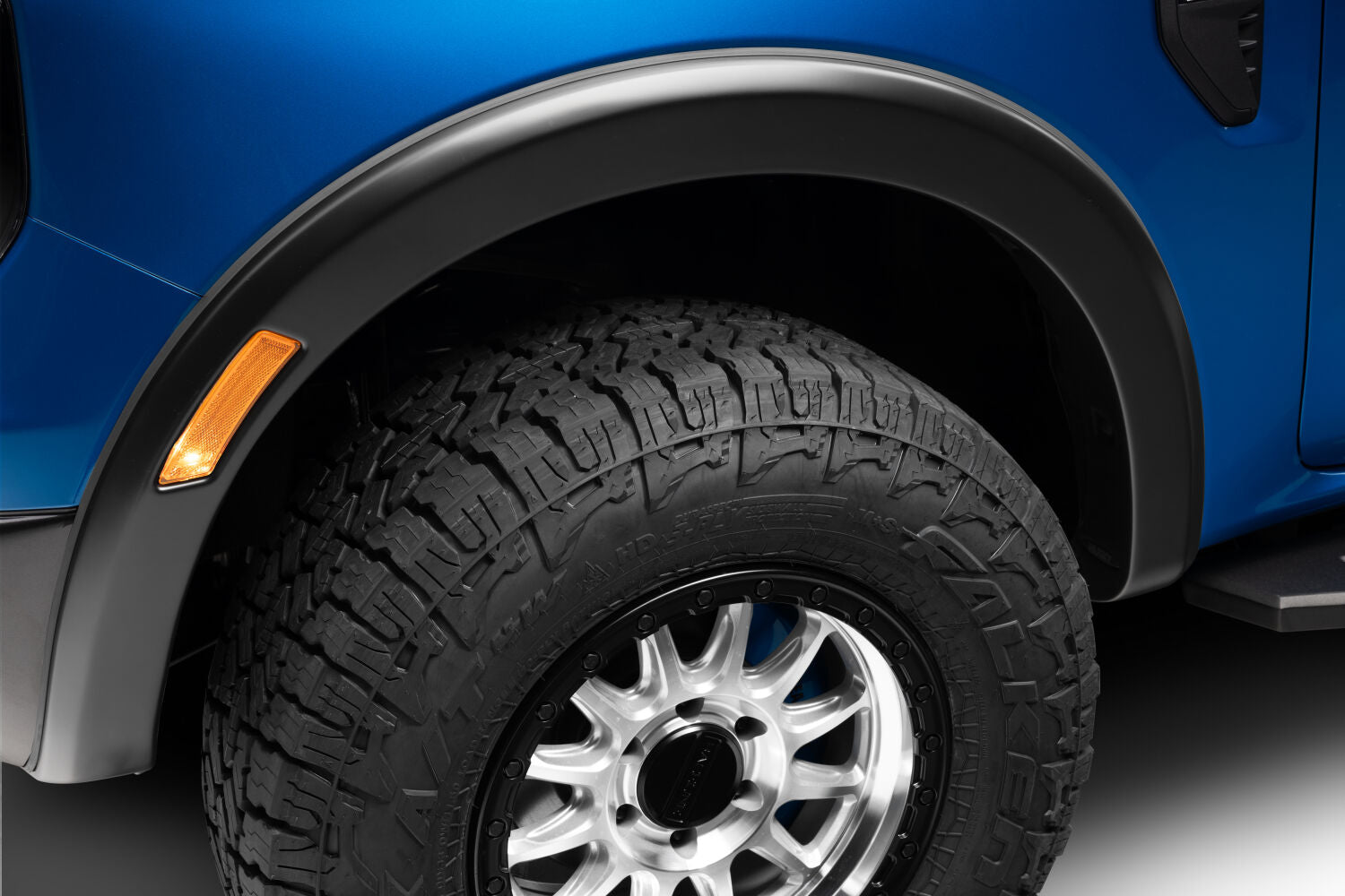 OE Style Fender Flares Black Smooth Finish 4-Piece Set For 2024-2026 Ranger Husky Liners