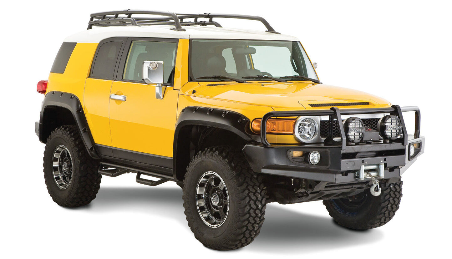 Pocket Style Fender Flare 4 PC Set For 2007-2014 FJ Cruiser Husky Liners