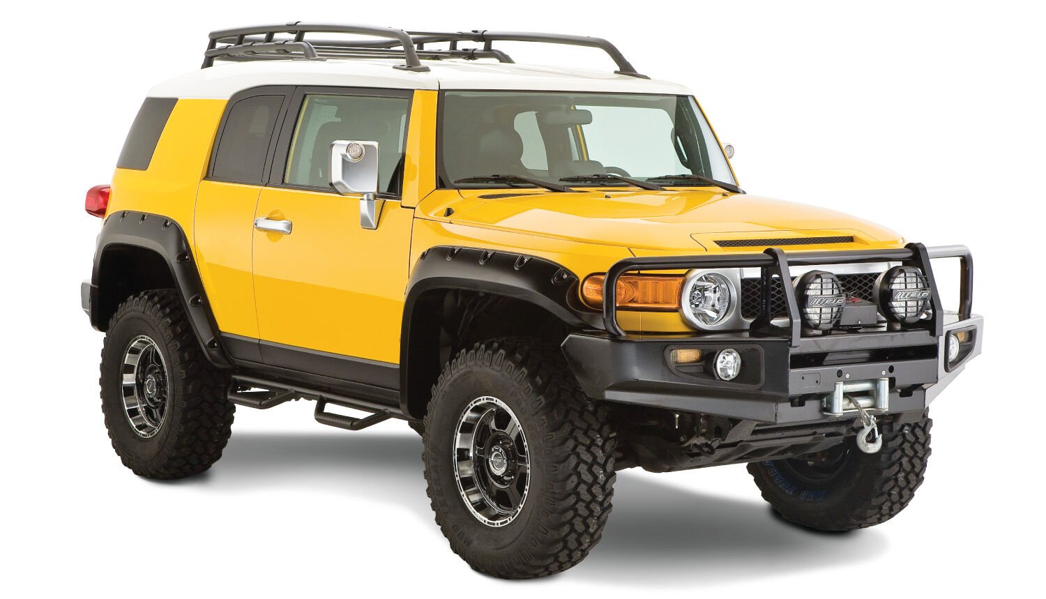 Pocket Style Fender Flare 4 PC Set For 2007-2014 FJ Cruiser Husky Liners
