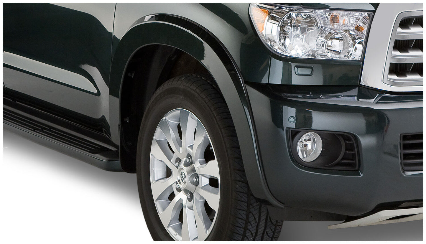 OE Style Fender Flares Black Smooth Finish 4-Piece Set For 2008-2022 Sequoia Husky Liners