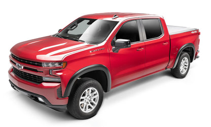 OE Style Fender Flares Black Smooth Finish 4-Piece Set For 2019-2022 Silverado 1500/1500 LTD Husky Liners