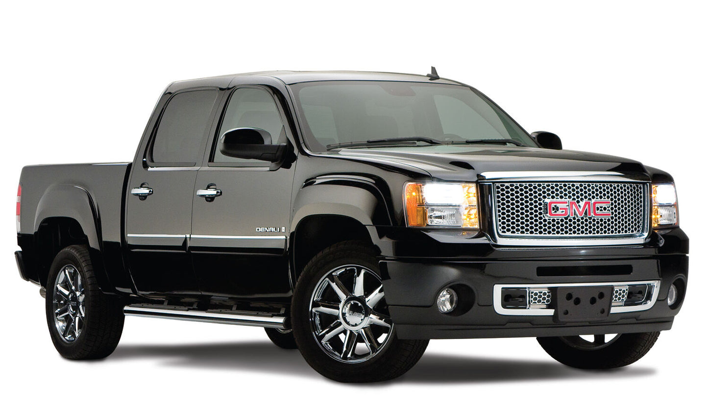 OE Style Fender Flares Black Smooth Finish 4-Piece Set For 2007-2013 Sierra 1500 Husky Liners
