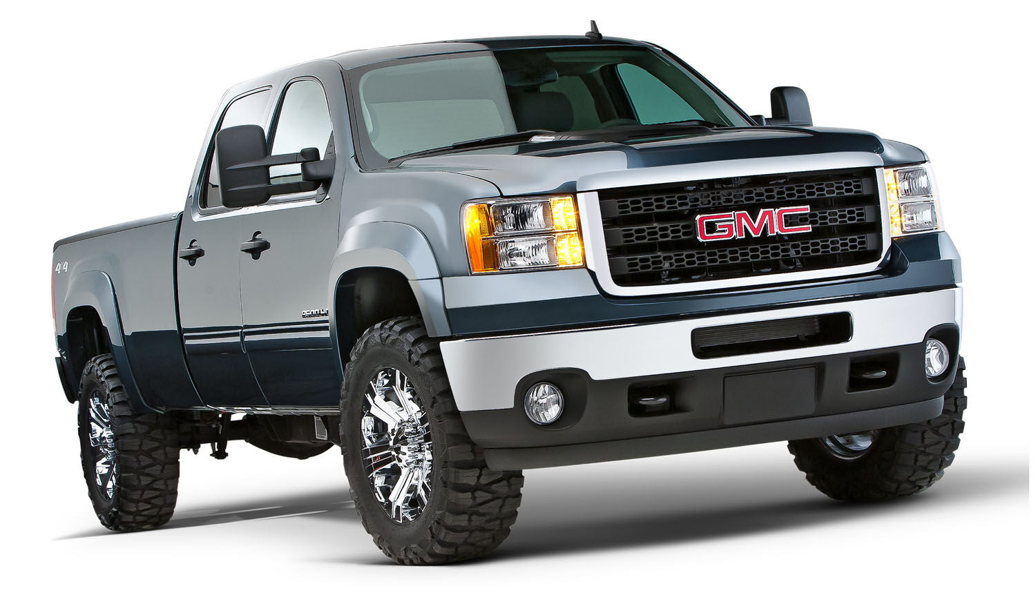 Extend-A-Fender 4 PC Fender Flare Set For 2007-2014 Sierra 1500/2500 HD Husky Liners