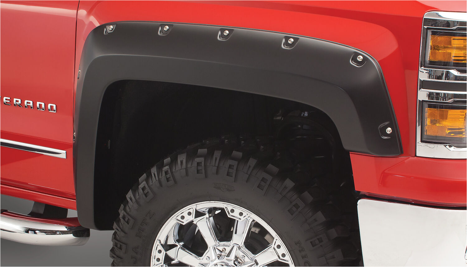 Pocket Style Fender Flare 4 PC Set For 2014-2018 Silverado 1500 Husky Liners