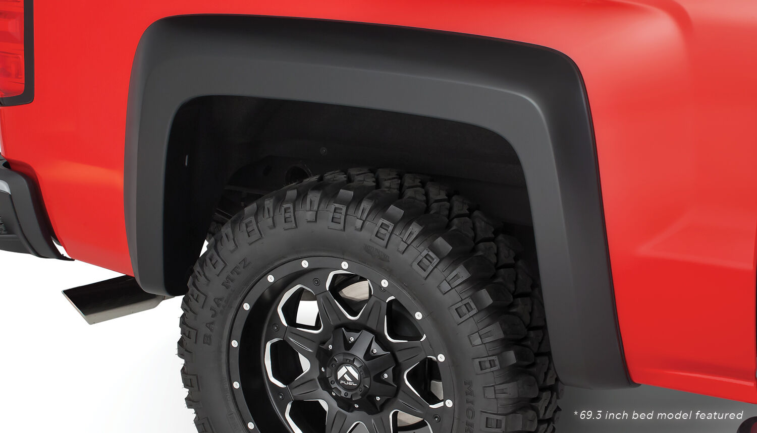 Extend-A-Fender 4 PC Fender Flare Set For 2014-2019 Silverado 1500/1500 LD/2500 HD/3500 HD Husky Liners