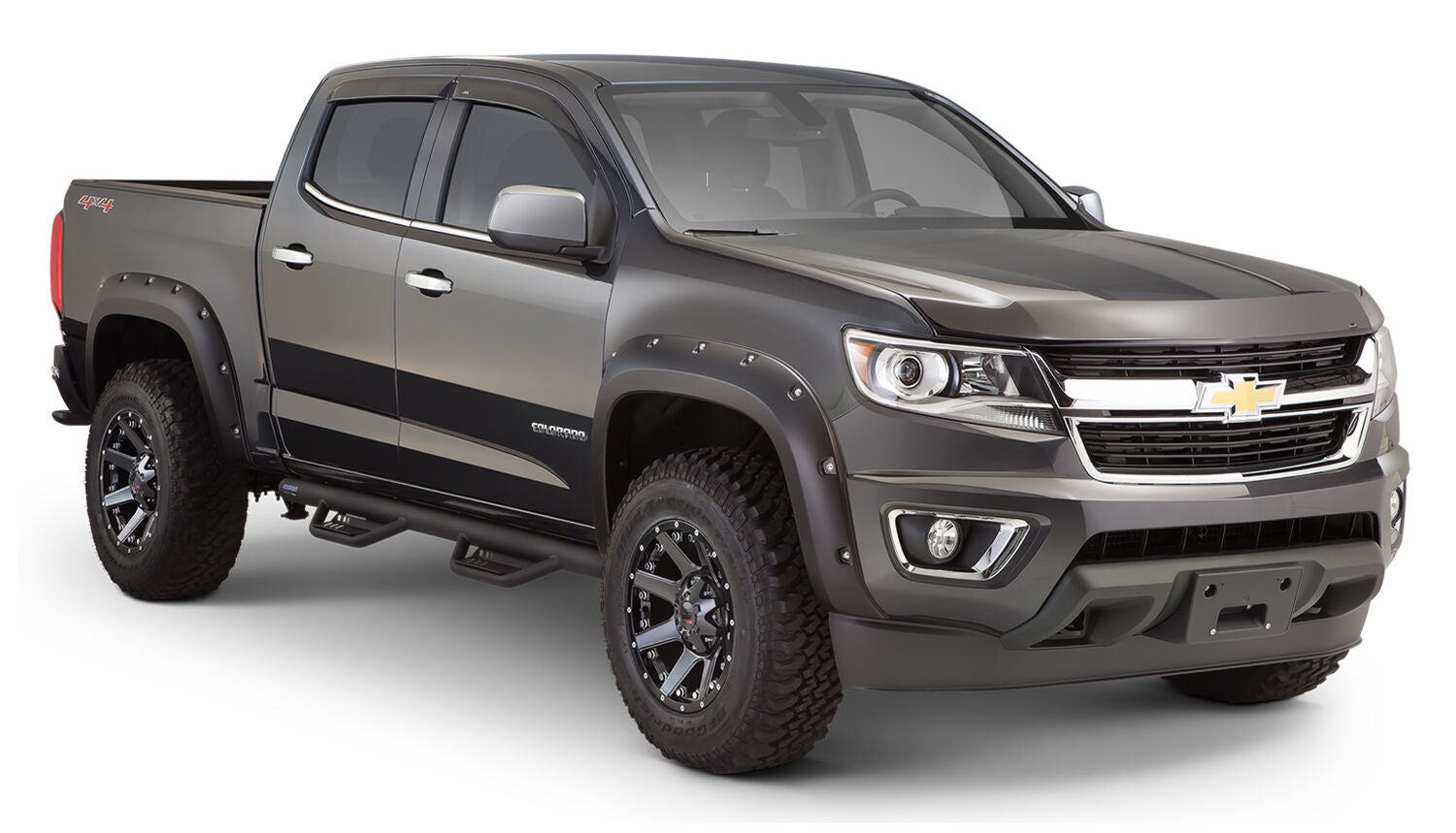 Pocket Style Fender Flare 4 PC Set For 2017-2020 Colorado Husky Liners
