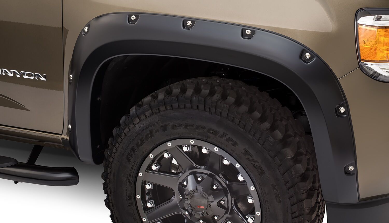 Pocket Style Fender Flare 4 PC Set For 2015-2020 Canyon 74.0 Bed Length Husky Liners