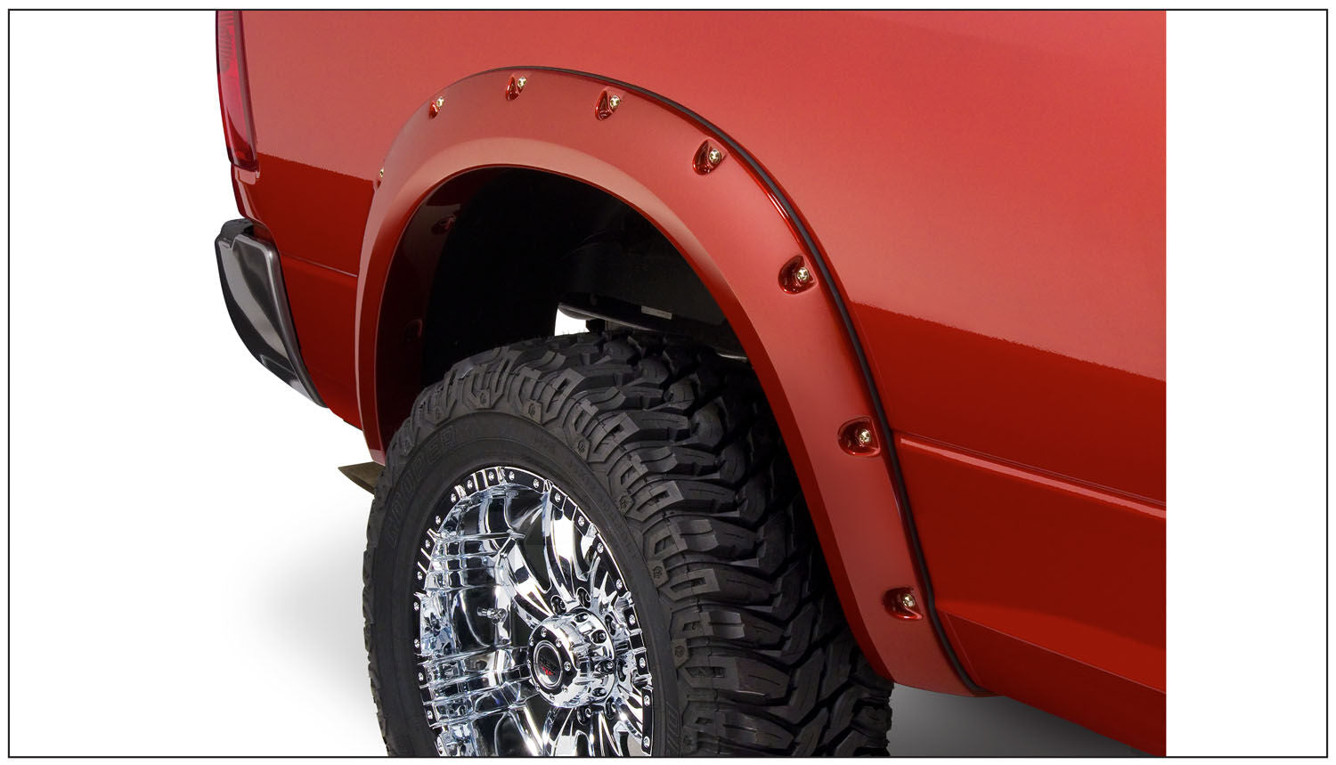 Pocket Style Fender Flare 4 PC Set For 2010-2018 Ram 2500/3500, 2500, 3500 Husky Liners
