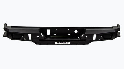 BR20 Rear Bumper Replacement Textured Black 2019-2021 Silverado/Sierra 1500 Go Rhino