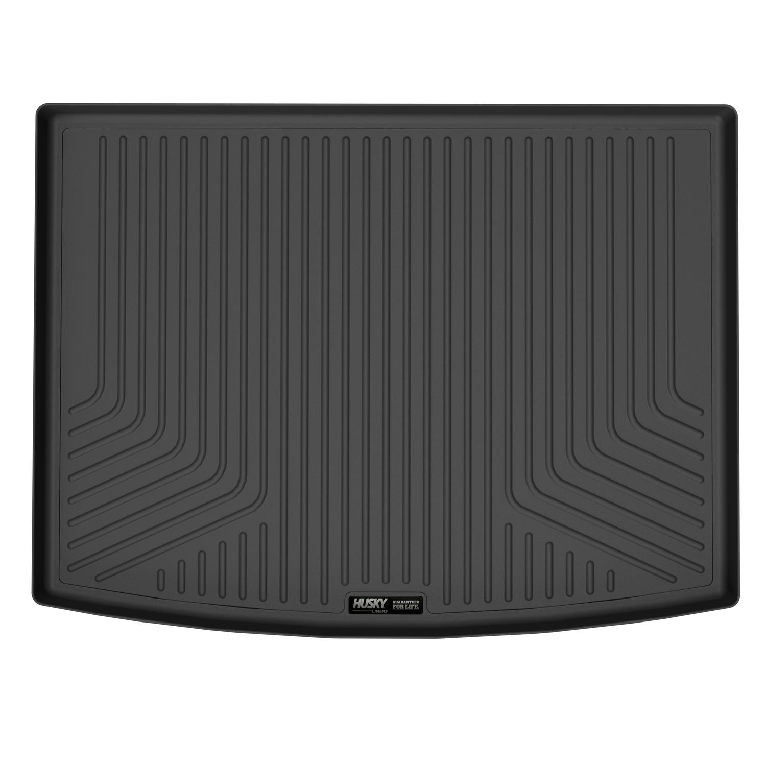 Weatherbeater Cargo Liner behind 3rd Row Husky Liners