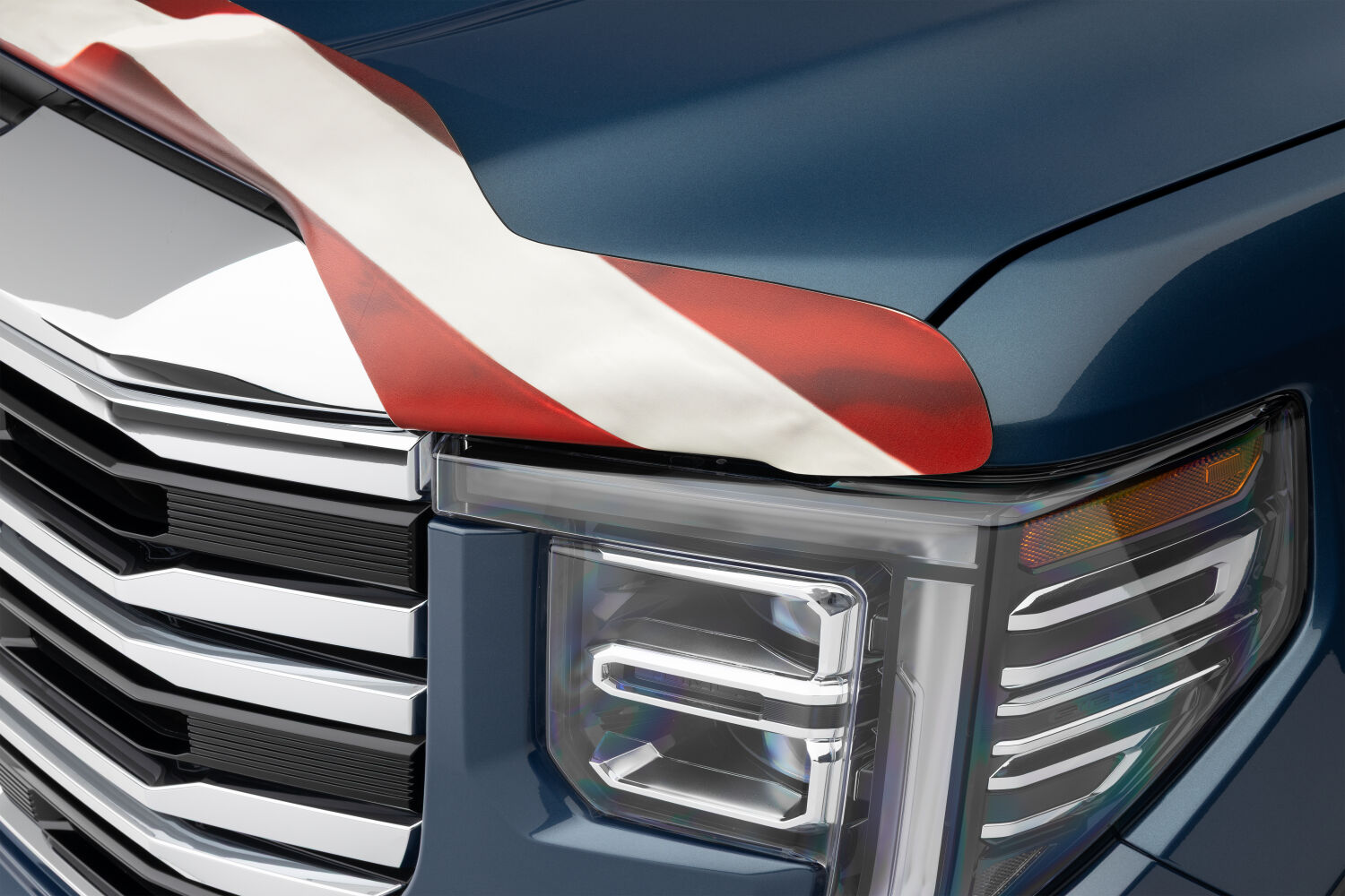 Eagle American Flag Bug Shield For 2015-2020 F-150 Husky Liners
