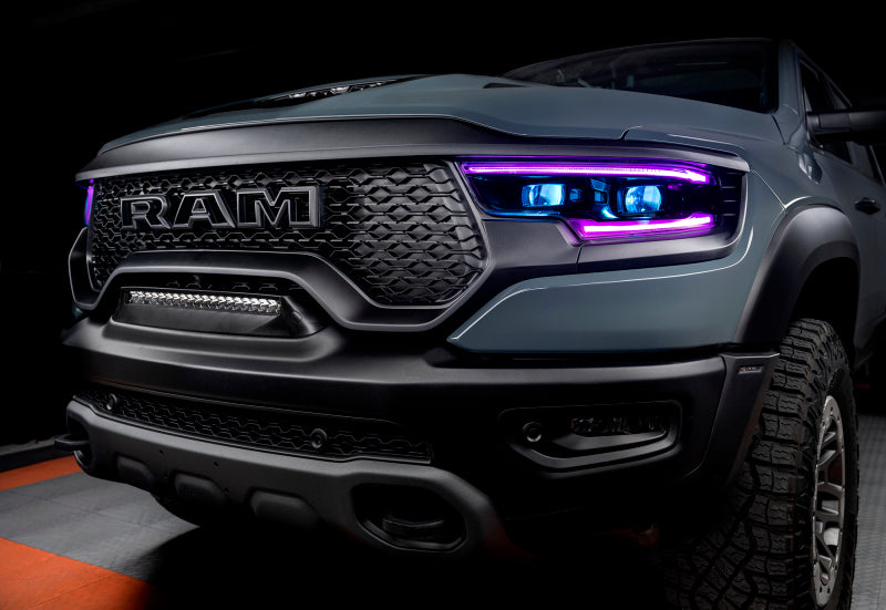 Oracle 19-21 RAM 1500 RGB Headlight Demon Eye Kit - LED Projector - w/o Controller
