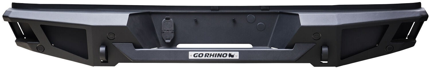 BR20 Rear Bumper Replacement Textured Black 2010-2018 Dodge Ram 2500/3500 Go Rhino