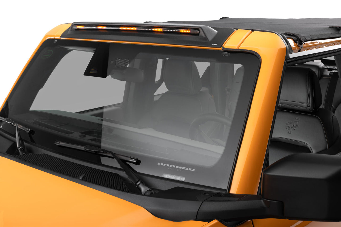 AeroCab Pro Marker Light with continuous LED lights Black For 2021-2026 Bronco Husky Liners