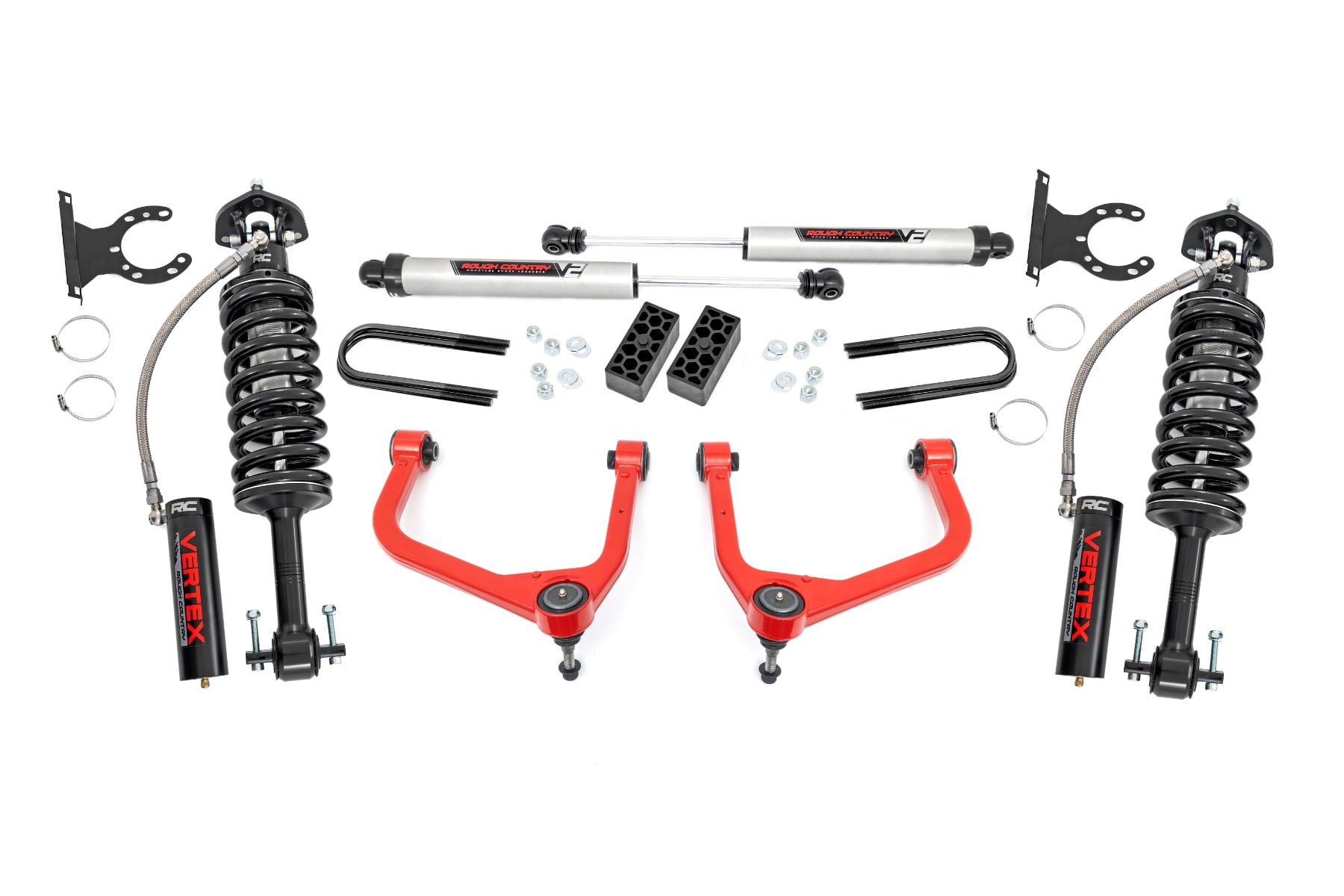 3.5 Inch Lift Kit | Vertex/V2 | Rear Mono Leaf | Chevy Silverado 1500 (22-24)