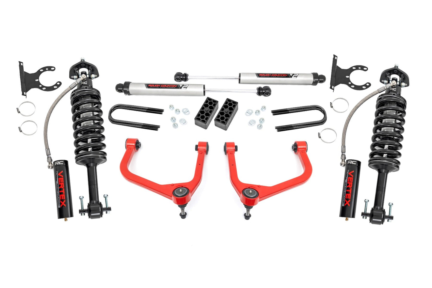 3.5 Inch Lift Kit | Vertex/V2 | Rear Mono Leaf | Chevy Silverado 1500 (25-26)