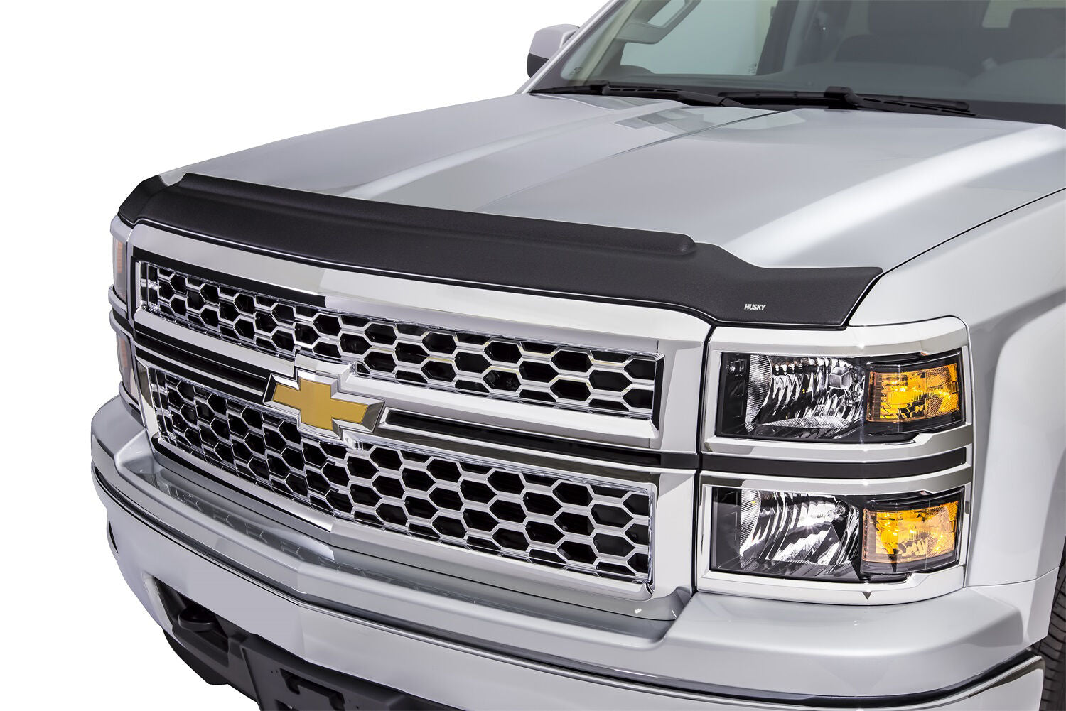 Aeroskin II Hood Protector Matte Black Low Profile For 2007-2010 Silverado 2500 HD/3500 HD Husky Liners