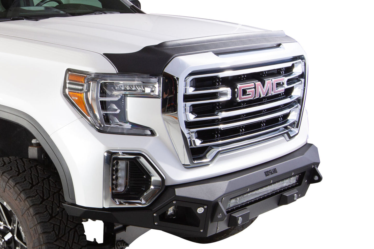 Aeroskin II Hood Protector Matte Black Low Profile For 2011-2014 Silverado 2500 HD/3500 HD Husky Liners