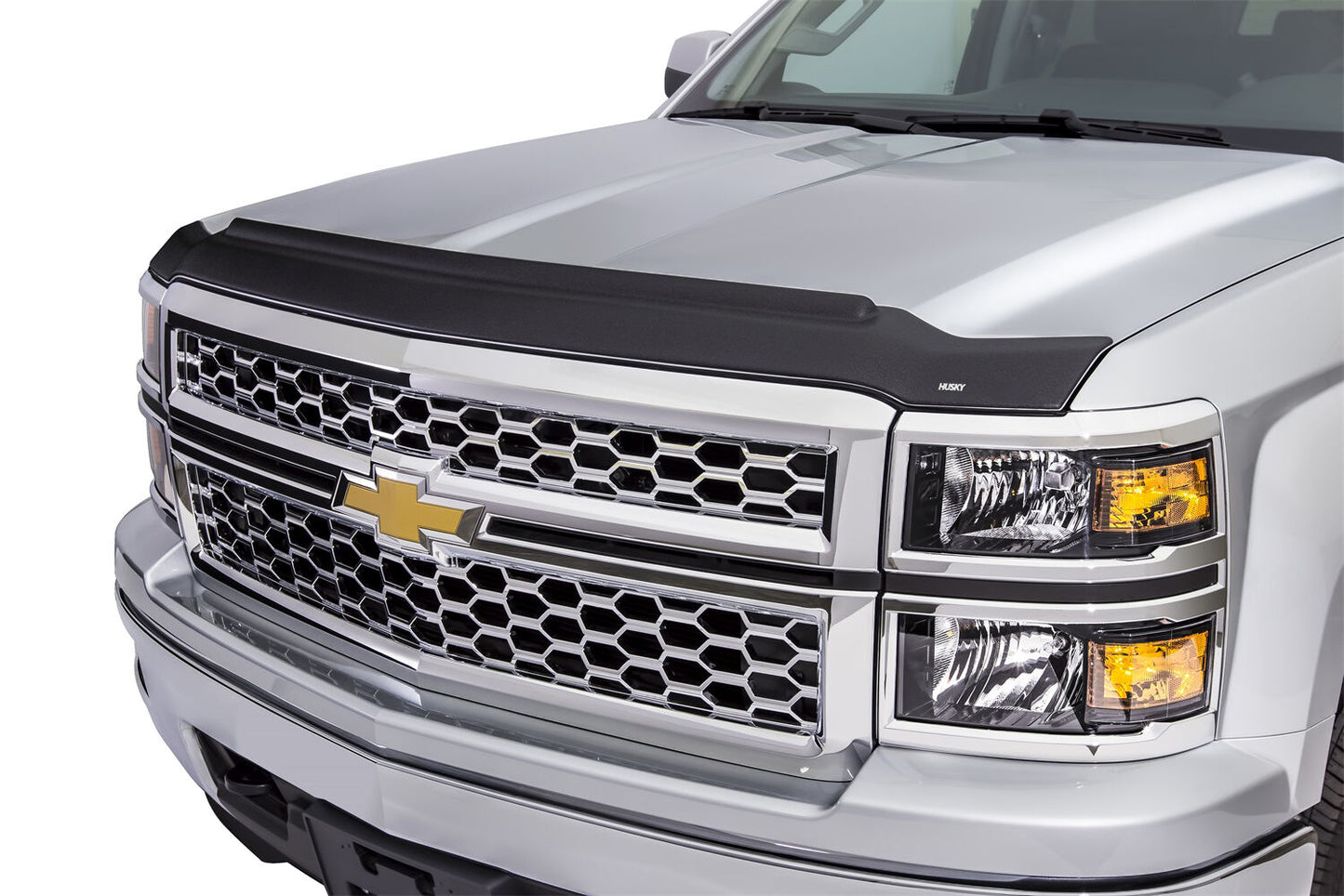 Aeroskin II Hood Protector Matte Black Low Profile For 2015-2019 Silverado 2500 HD/3500 HD Husky Liners