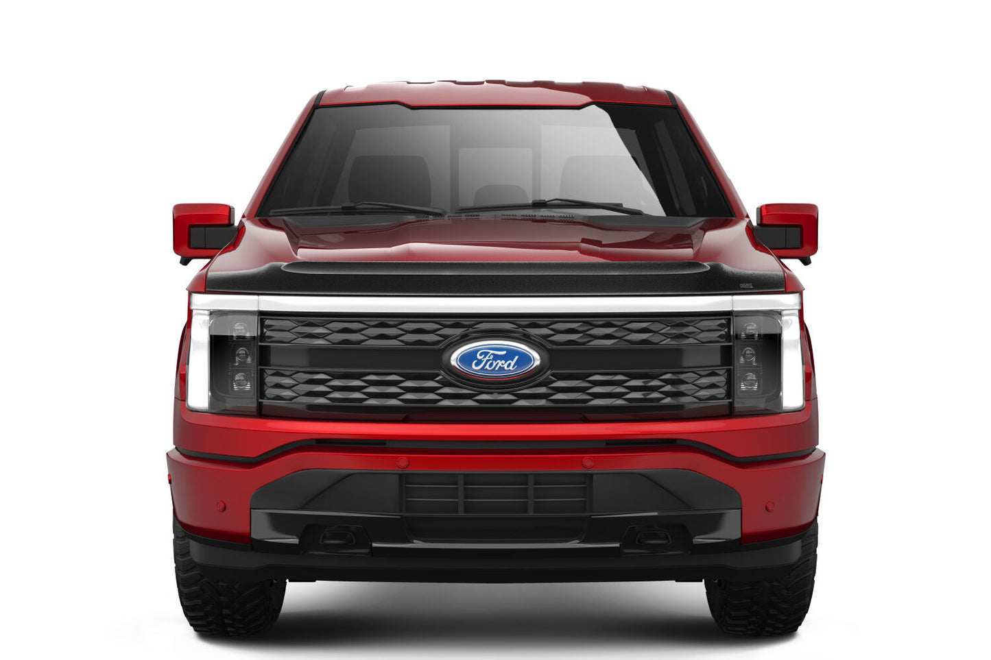 Aeroskin II Hood Protector Matte Black Low Profile For 2023-2026 F-150 Lightning Husky Liners