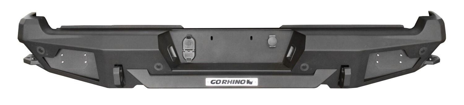 BR20.5 Rear Bumper Replacement Textured Black 2017-2022 Ford F-250/F-350 Go Rhino
